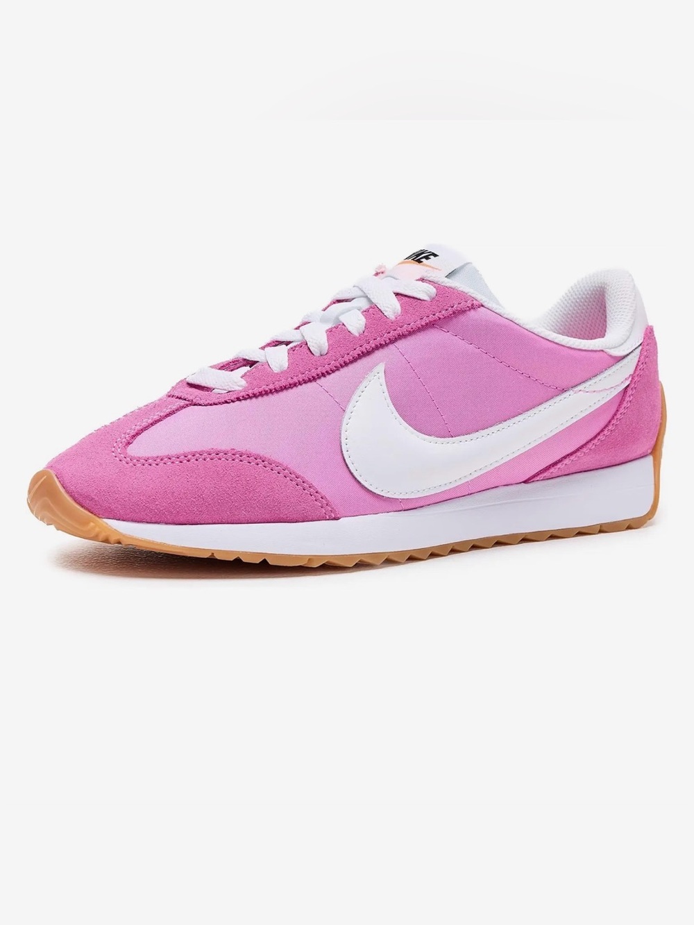 Nike Women's Fuchsia and White Sneakers